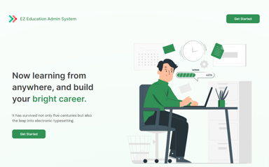 Ez Education Admin System CRM template - NoCode Bubble.io Template by ...