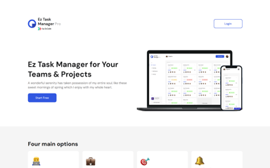 Ez Task Manager Pro template - NoCode Bubble.io Template by EazyCode ...