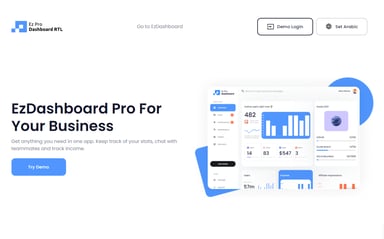 Ez Dashboard Pro template - NoCode Bubble.io Template by EazyCode ...