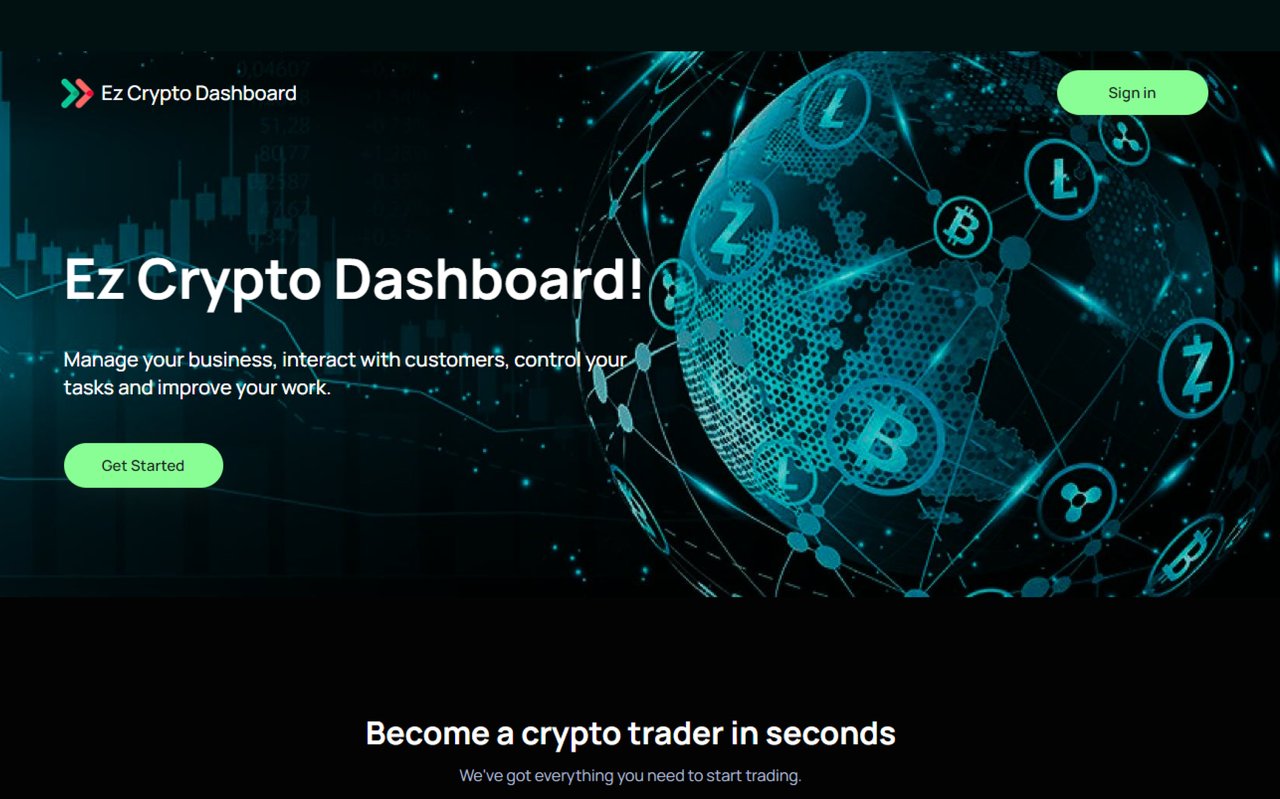 Ez Crypto Dashboard template - NoCode Bubble.io Template by EazyCode -  NoCode Agency